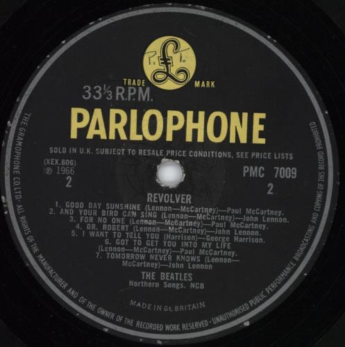 The Beatles Revolver - 1st - Mix 11 - VG UK vinyl LP album